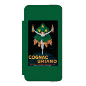 Cognac Briand Promotion Poster Incipio iPhone Portemonnee Hoesje (Voorkant Agenda)