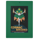Cognac Briand Promotion Poster Klembord (Achterkant)