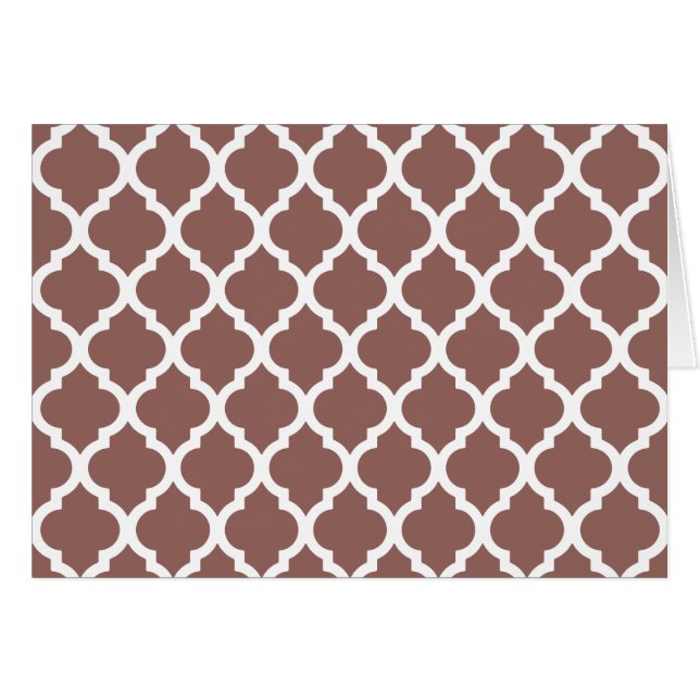 Cognac Cuir Brown Marocain Trellis (Devant horizontal)
