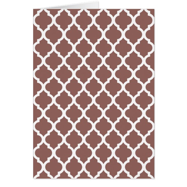 Cognac Cuir Brown Marocain Trellis (Devant)