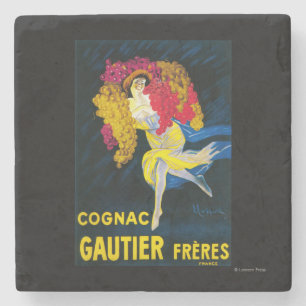 Cognac Gautier Promotional PosterFrankrijk Stenen Onderzetter