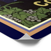 Cognac Gelas- France- Poster Art Déco 16 x 20 (Coin)