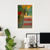 Cognac Jacquet Vintage Food&Drink Poster (Bureau à domicile)
