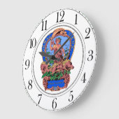 cognac-label balk grote klok (Hoek)