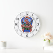 cognac-label balk grote klok (Huis)