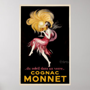Cognac Monnet van Cappiello Vintage Poster