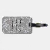 Cogwielpatroon Bagagelabel (Achterkant horizontaal)