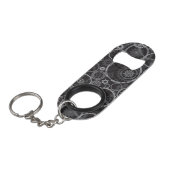 Cogwielpatroon Sleutelhanger Flessenopener (Voorkant Gekanteld)