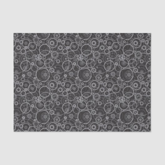 Cogwielpatroon Tissuepapier (Voorkant)