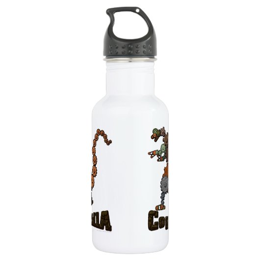 CogzillA Waterfles (Achterkant)