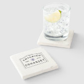 Cohasset Massachusetts Stenen Onderzetter (Zijkant)