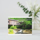 COHEELEE CREEK DEED BRIDGE - HILTON, GA BRIEFKAART (Staand voorkant)