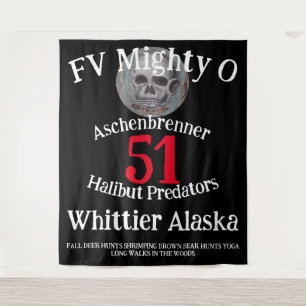 Coho Chinook Alaska Souvenir Reis Vakantie Vis Wandkleed