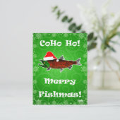 CoHo Ho! Fishmas sur Green - Carte postale (Debout devant)