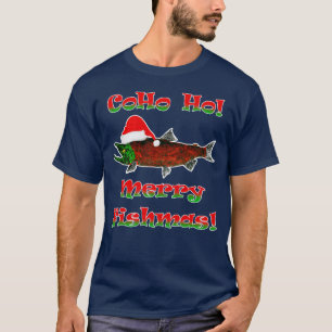 Coho Ho ! Fishmas - T-shirt de base pour hommes