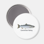Coho Salmon Magneet (Voorkant / Achterkant)