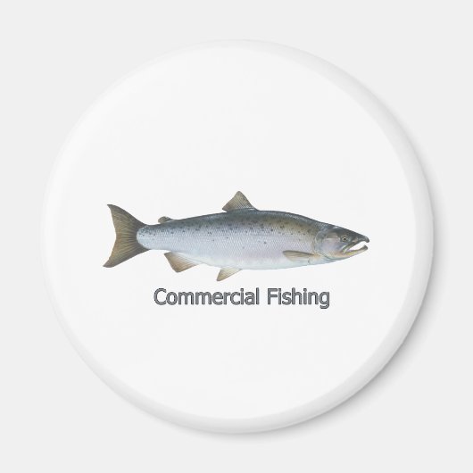 Coho Salmon Magneet (Voorkant)