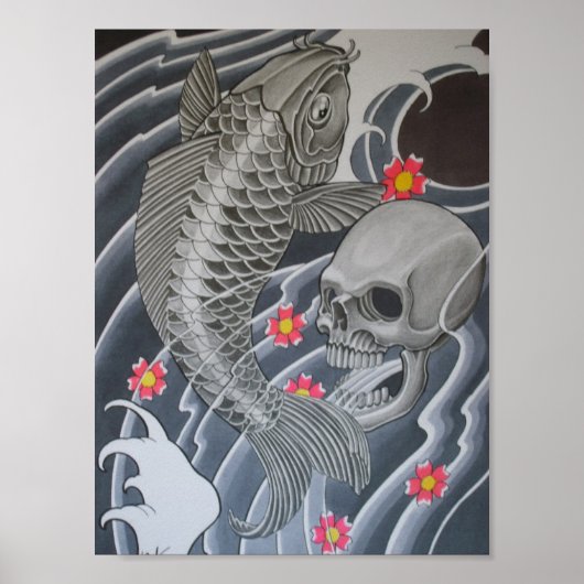 COI SKULLPrint Poster (Voorkant)