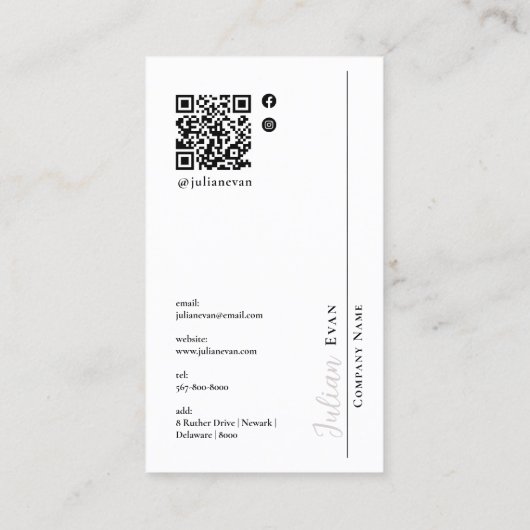 Coiffeur beige simple Carte de visite neutre (Dos)