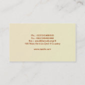 coiffeur carte de visite de coiffure (Dos)