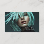 Coiffeur Carte de visite du salon de coiffure mode (Devant)