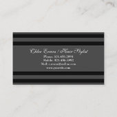 Coiffeur - cartes de visite (Dos)