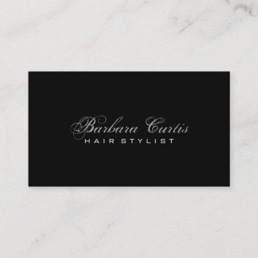 Coiffeur - cartes de visite (Devant)