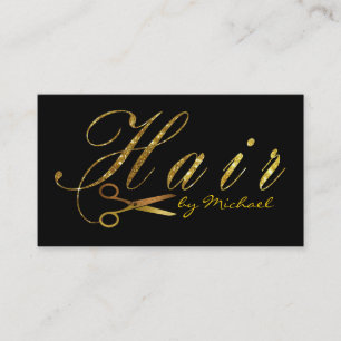 Coiffeur Ciseaux D'or Script Rendez-vous #15