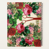 Coiffeur ciseaux rose rendez-vous salon (Dos)