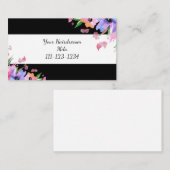 coiffeur, coiffeur carte de visite (Devant / Derrière)