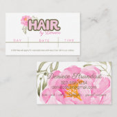 Coiffeur coiffeur carte de visite (Devant / Derrière)