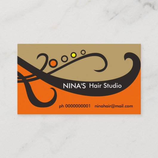 Coiffeur/coiffeur cartes de visite (Devant)