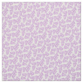 Coiffeur, coiffeur, ciseaux en tissu violet (Échantillon)