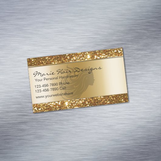 Coiffeur de beauté Magnets Cartes de visite (In Situ)