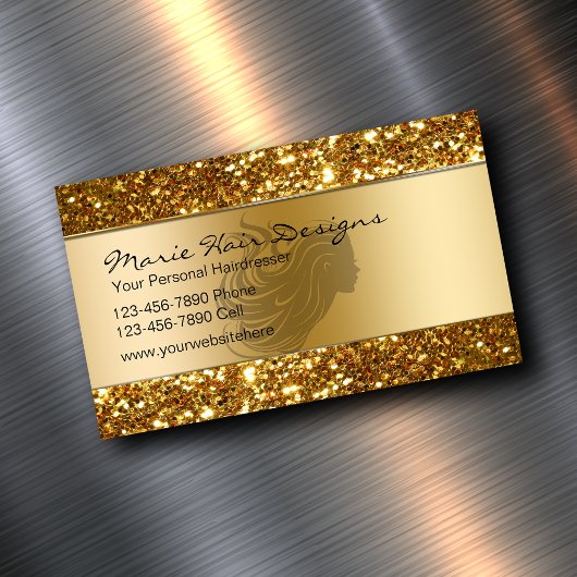 Coiffeur de beauté Magnets Cartes de visite