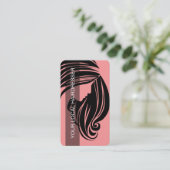 Coiffeur de cartes de visite de beauté (Debout devant)