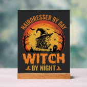 Coiffeur de jour Sorcière de nuit Design Halloween (Neutre)