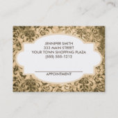 Coiffeur en or Damask Salon Rendez-vous (Dos)