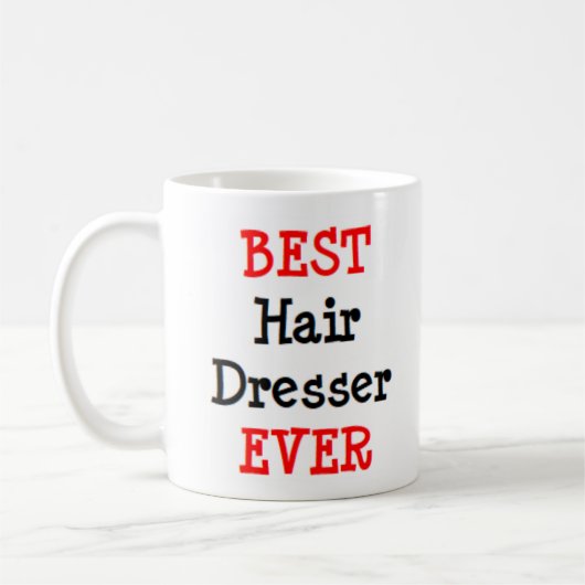coiffeur, meilleur jamais Mug (Gauche)