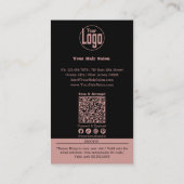 Coiffeur moderne $10 de réduction Carte (Dos)