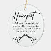 Coiffeur Noël Ornement (Gauche)