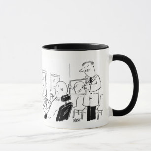 Coiffeur ou coiffeur, caricature Mug