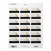 Coiffeur ou Étiquette de adresse de salon (Feuille entière)