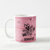 Coiffeur personnalisé Mug humoristique (Gauche)