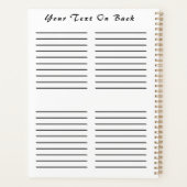 Coiffeur planificateur quotidien HAMbyWG (Dos)