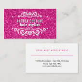 Coiffeur rose du rendez-vous | de salon de beauté (Devant / Derrière)