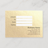 Coiffeur Salon coiffeur Certificat cadeau Ciseaux (Dos)