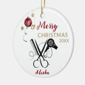 Coiffeur Salon professionnel Ornement en céramique (Gauche)