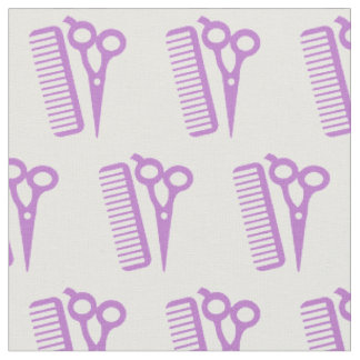 Coiffeur Styliste De Cheveux Ciseaux Tissu Purple
