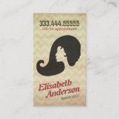 Coiffeuse Beauté Salon Rendez-vous Carte de rappel (Devant)
